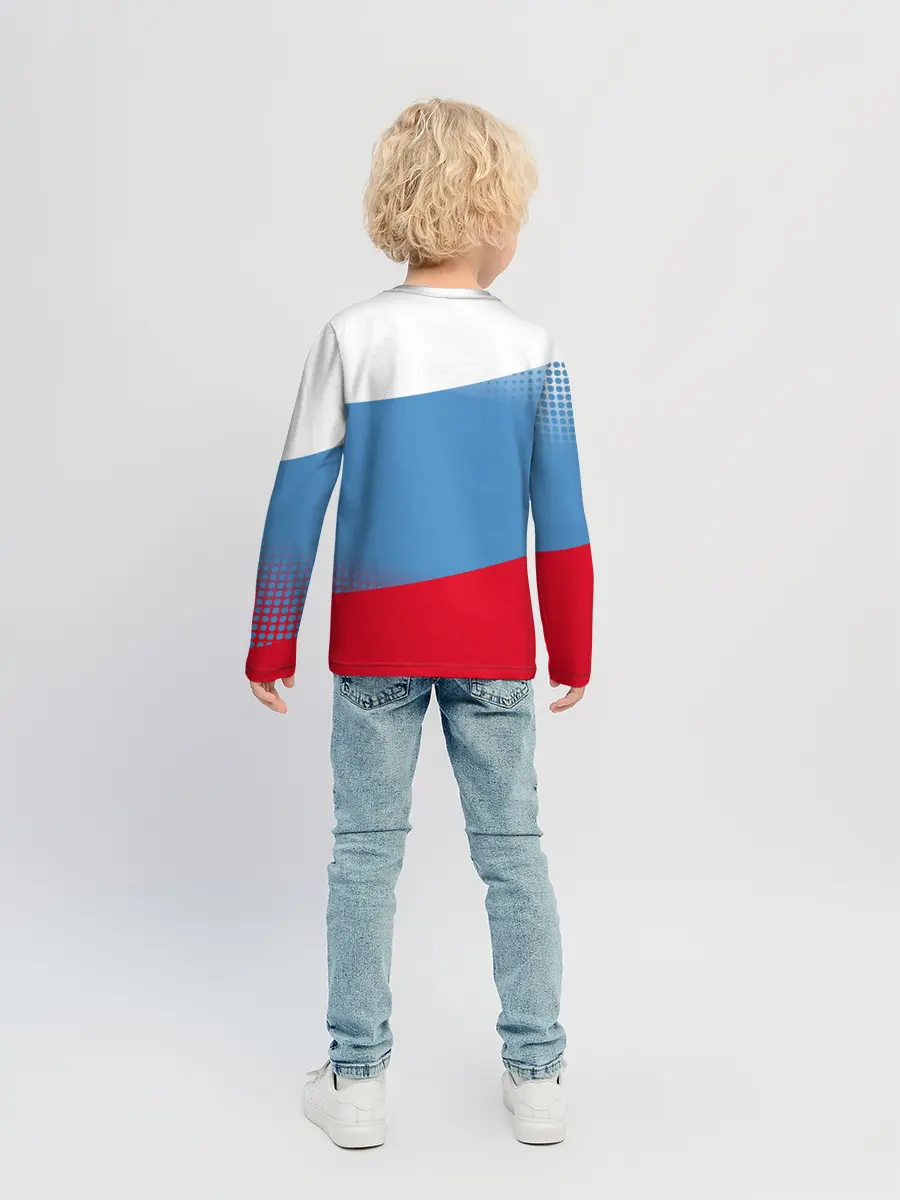 Детский лонгслив / Русский хоккей