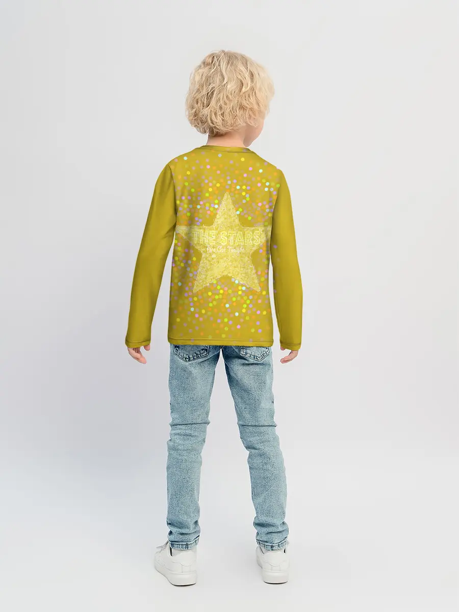 Детский лонгслив / David Bowie Gold Star