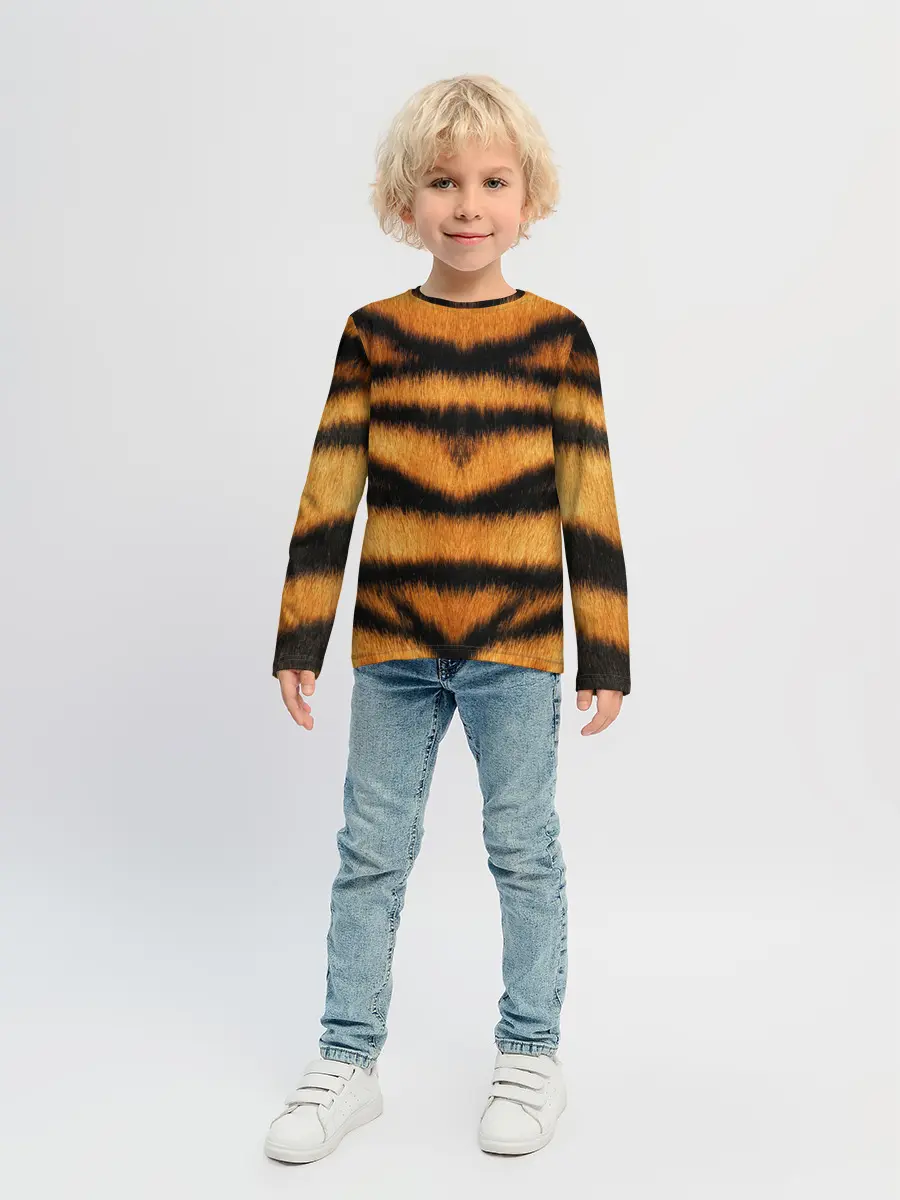 Детский лонгслив / Tiger Wool