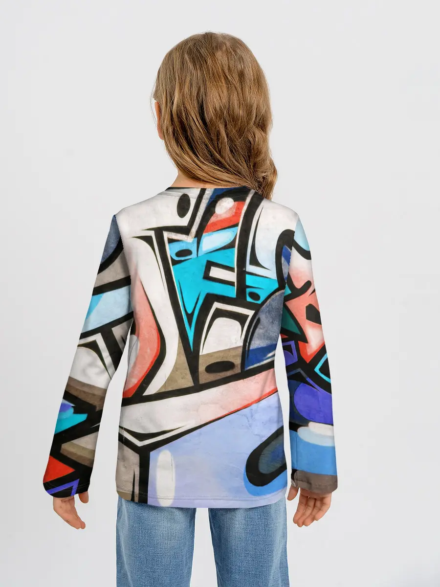 Детский лонгслив / Street Art Graffiti