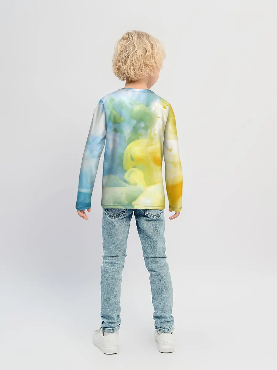 Детский лонгслив / Coloful Smoke