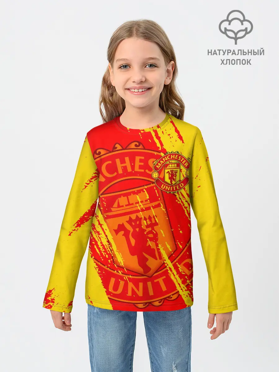 Детский лонгслив / МАНЧЕСТЕР / MANCHESTER UNITED