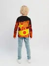 Детский лонгслив / FC BARCELONA / FIRE / ОГОНЬ