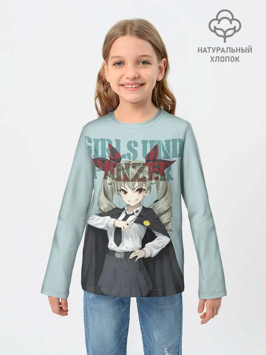 Детский лонгслив / Girls und Panzer