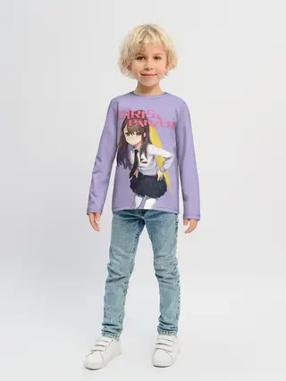 Детский лонгслив / Девушки и Танки