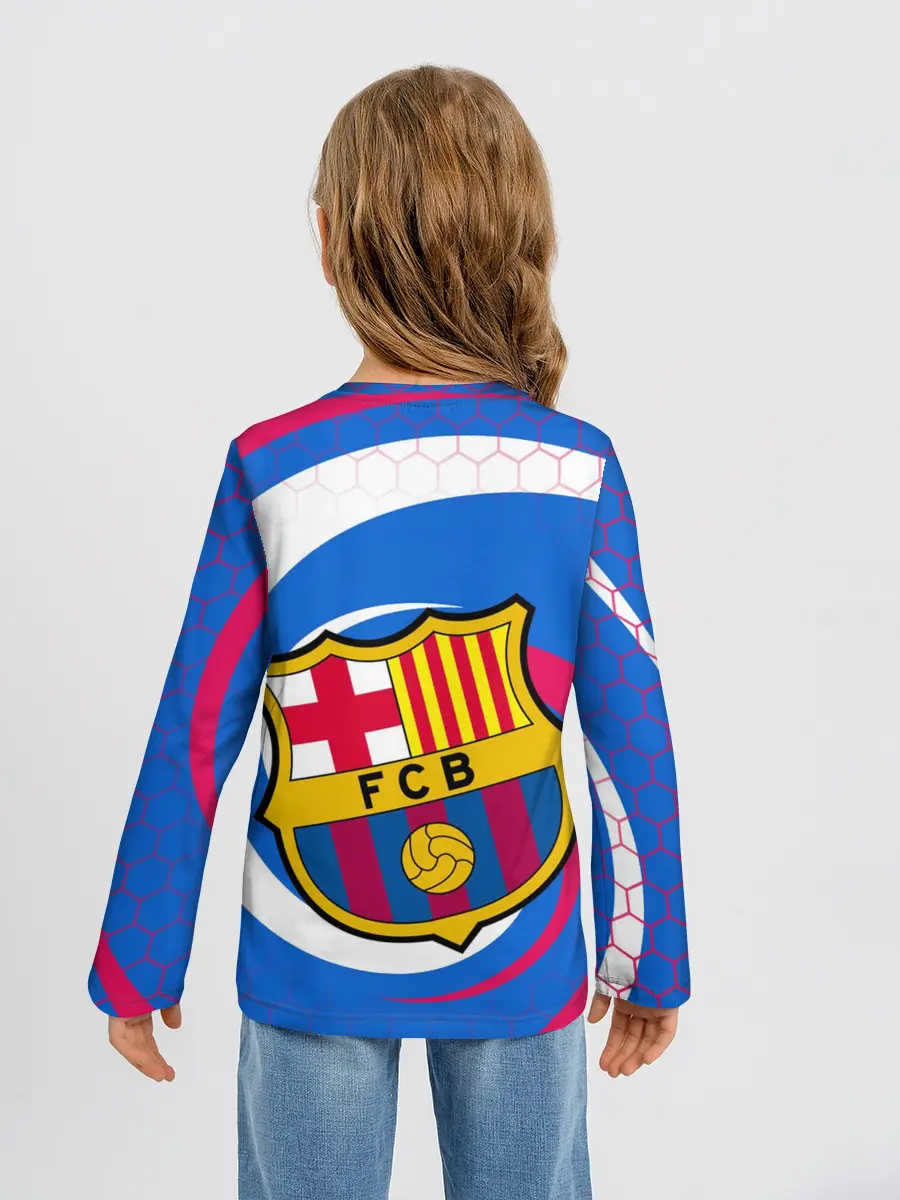 Детский лонгслив / FC BARCELONA / ФК БАРСЕЛОНА