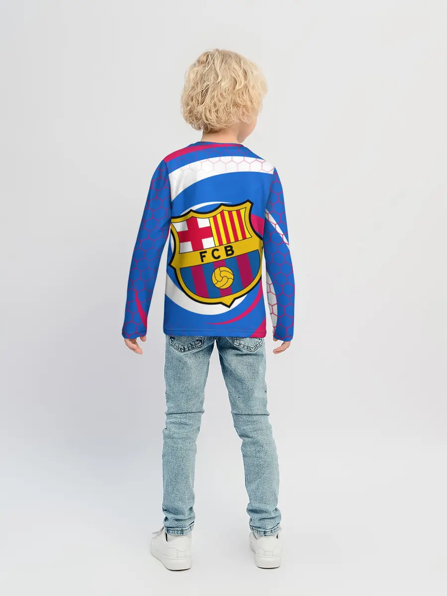 Детский лонгслив / FC BARCELONA / ФК БАРСЕЛОНА