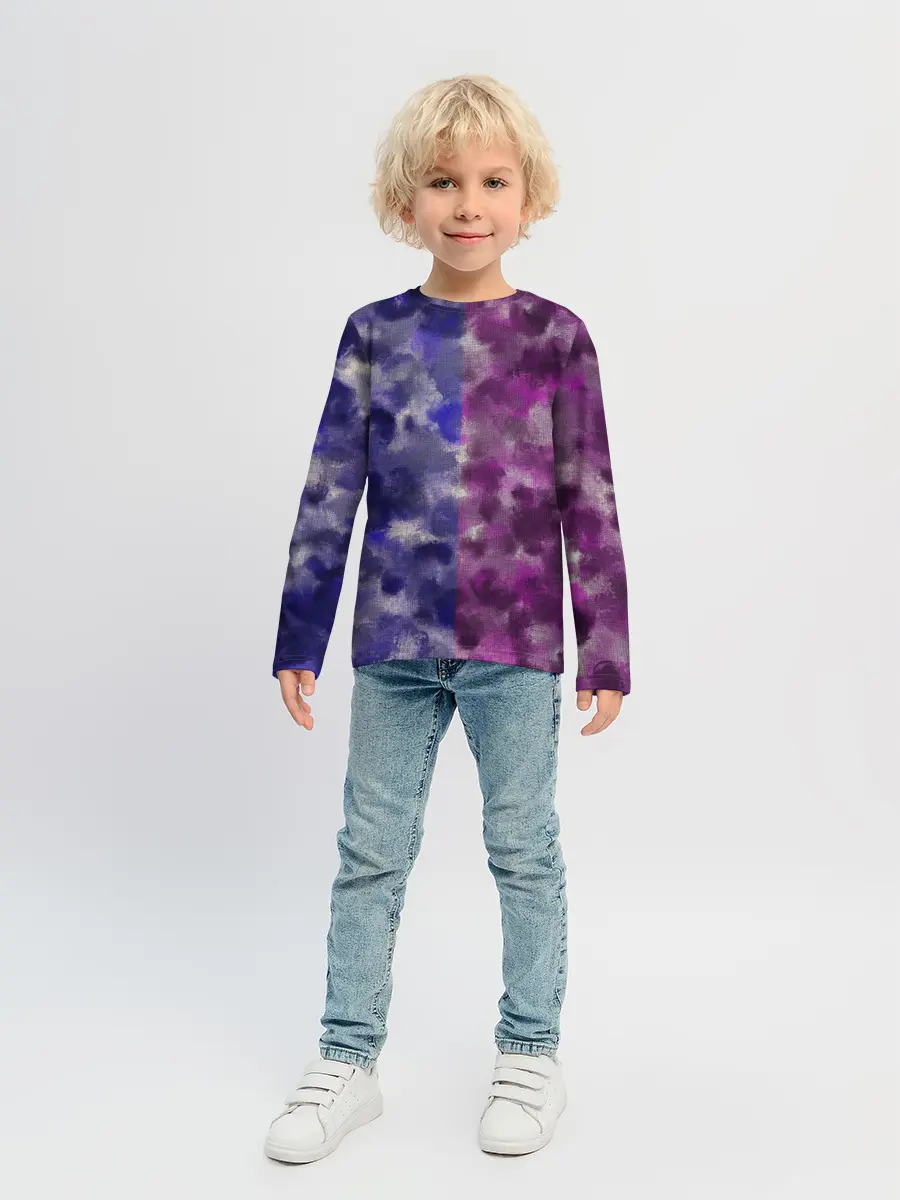 Детский лонгслив / Sides Camouflage