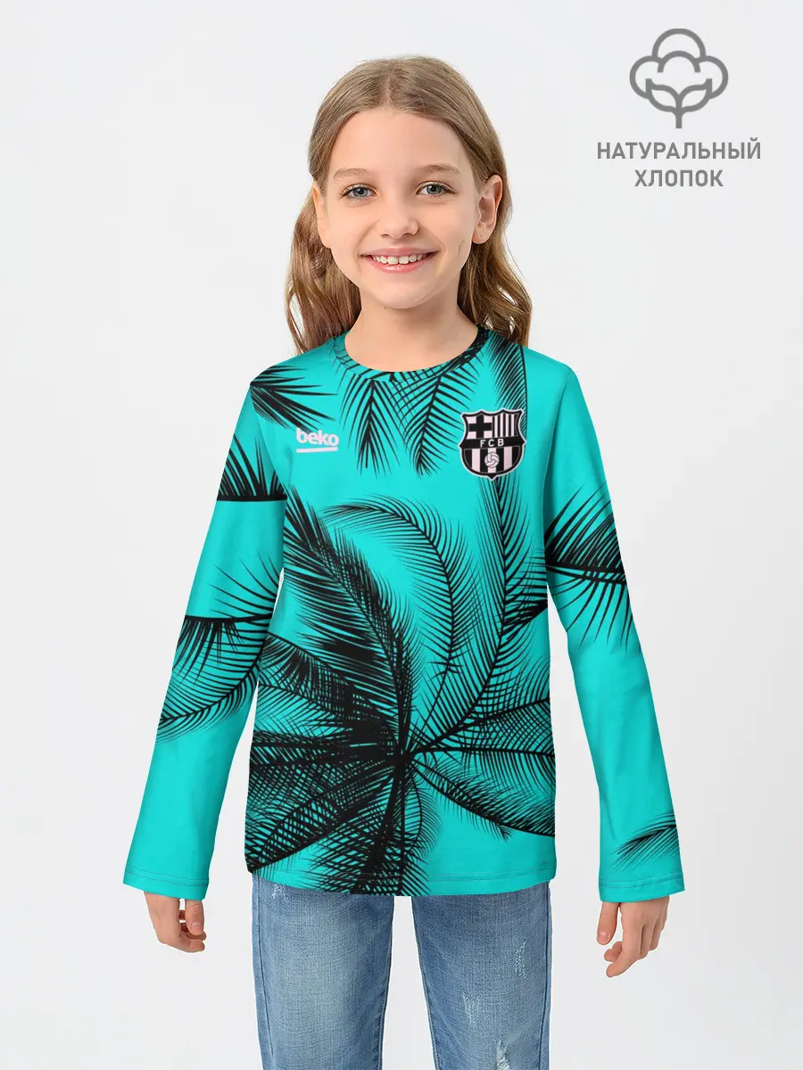 Детский лонгслив / FC Barcelona | Pre-Match