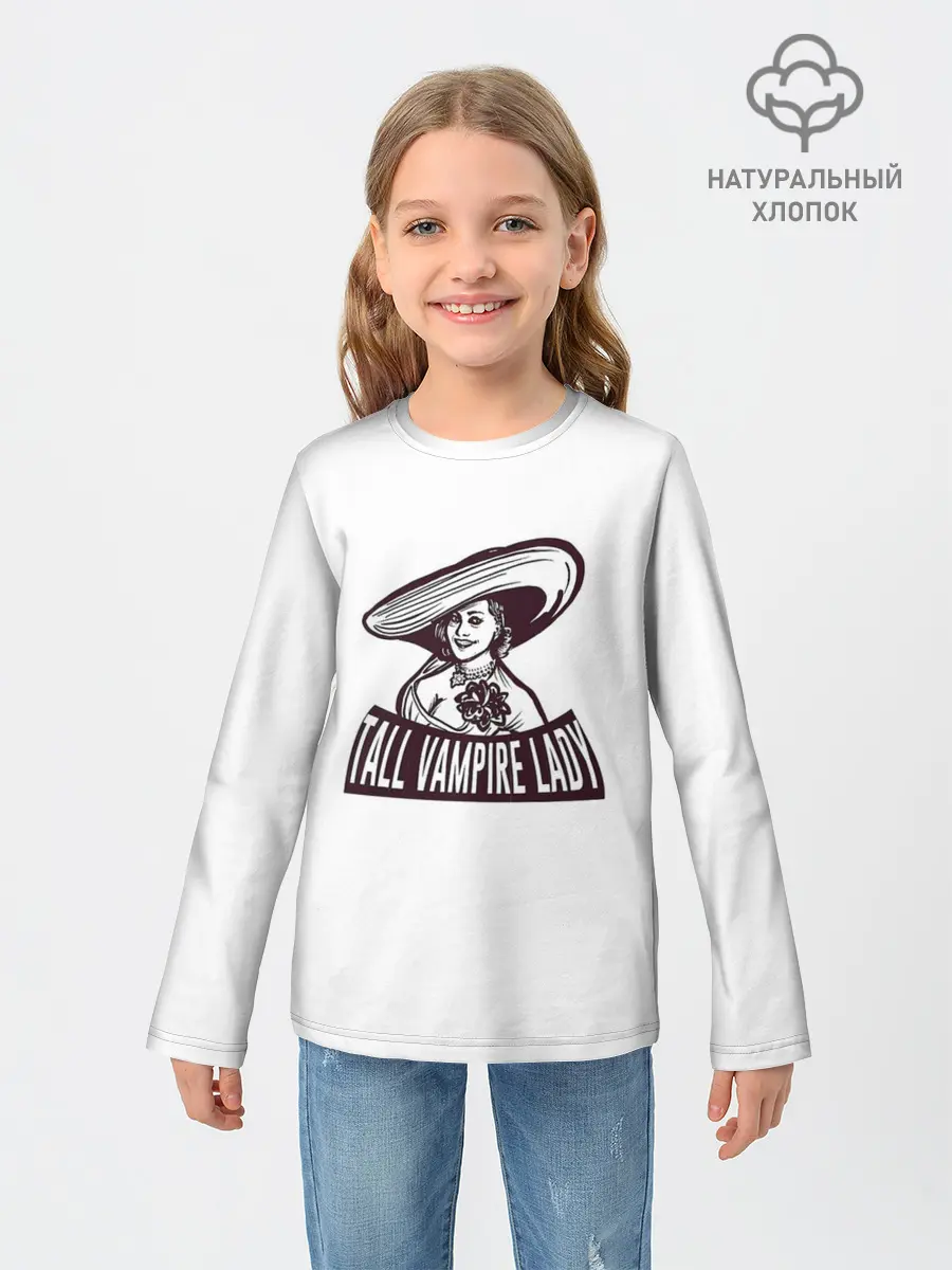 Детский лонгслив / Tall Vampire Lady