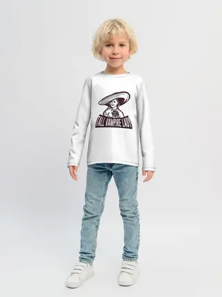 Детский лонгслив / Tall Vampire Lady