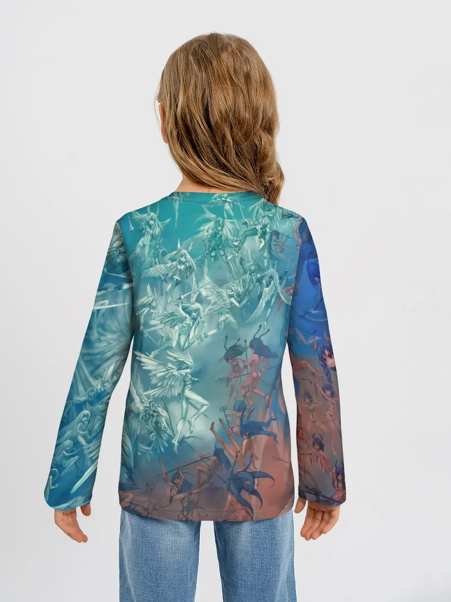 Детский лонгслив / Ангелы и Демоны