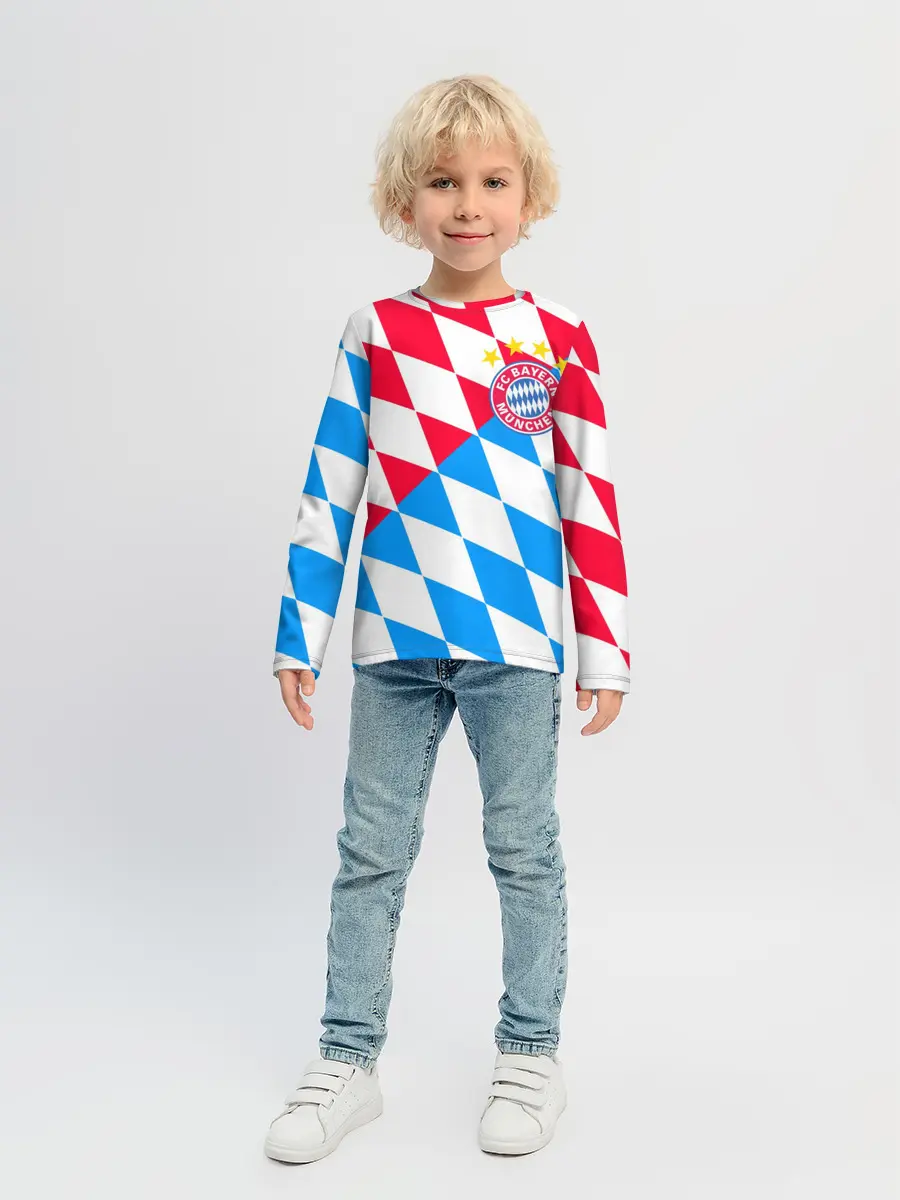Детский лонгслив / ФК БАВАРИЯ / BAYERN / МЮНХЕН