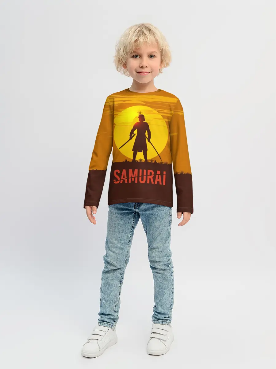 Детский лонгслив / САМУРАЙ