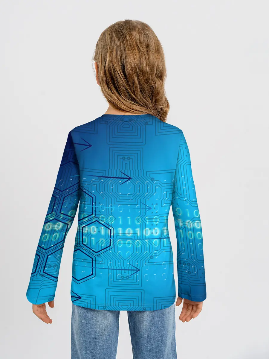 Детский лонгслив / ДвоиЧный код