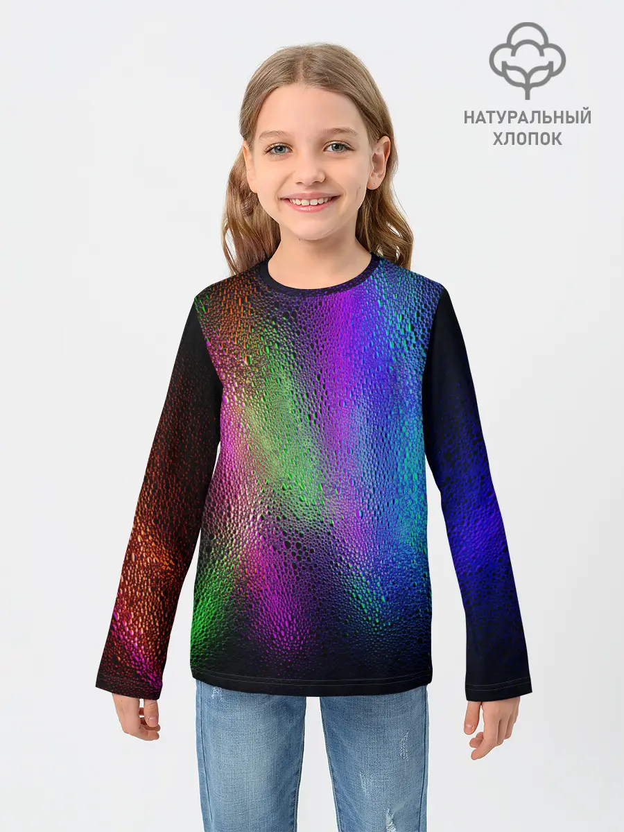 Детский лонгслив / Neon Lights