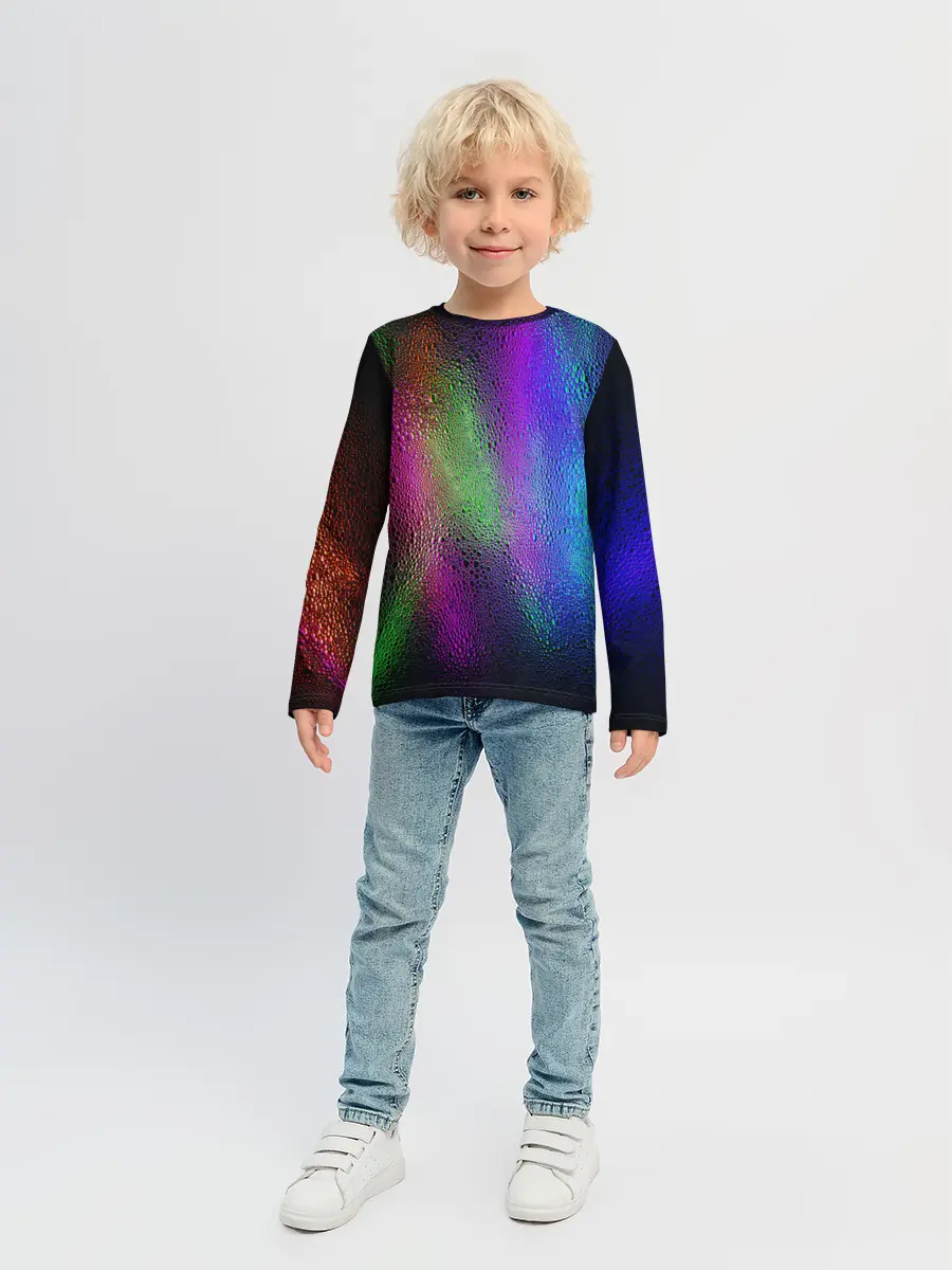 Детский лонгслив / Neon Lights