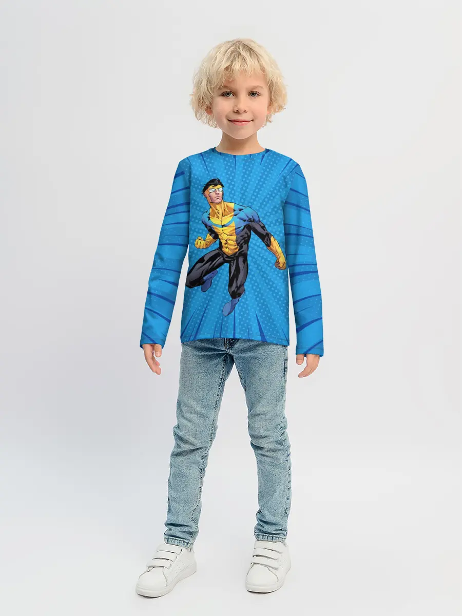 Детский лонгслив / Марк Грэйсон Неуязвимый