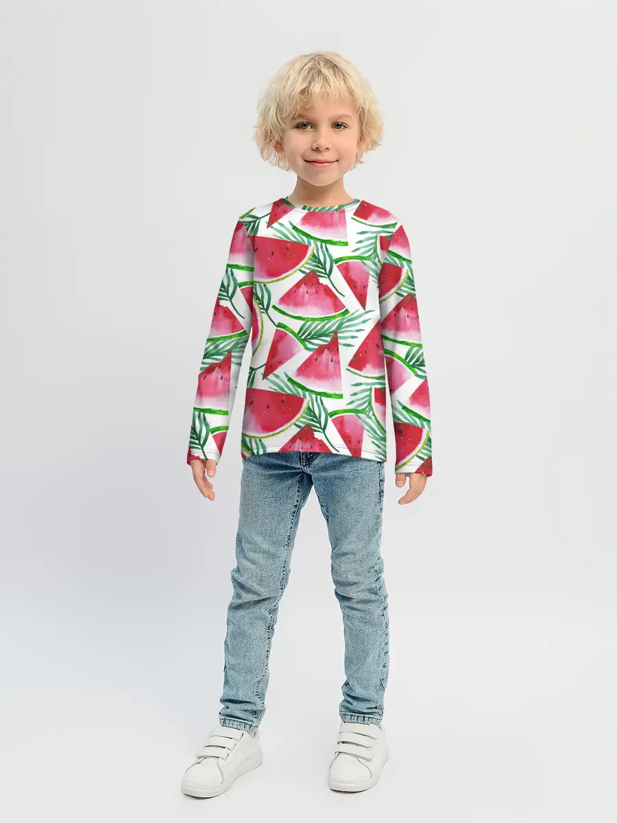 Детский лонгслив / Арбузное настроение