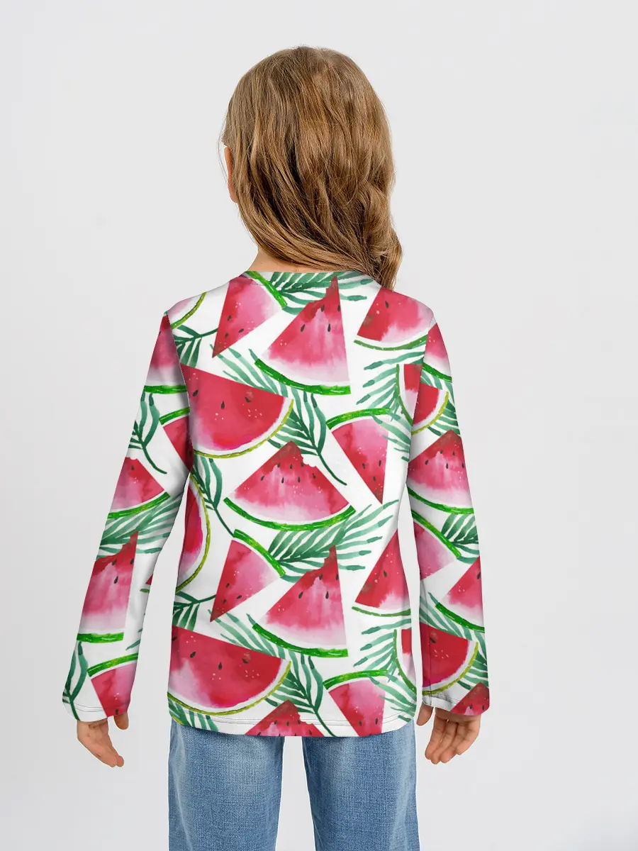 Детский лонгслив / Арбузное настроение