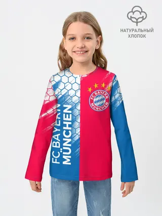 Детский лонгслив / ФК БАВАРИЯ / BAYERN / МЮНХЕН