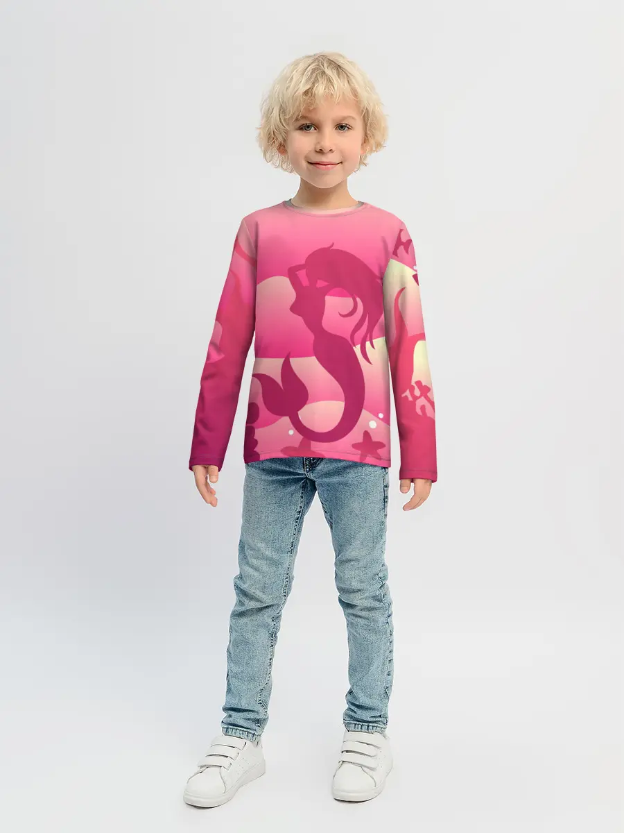 Детский лонгслив / Русалка