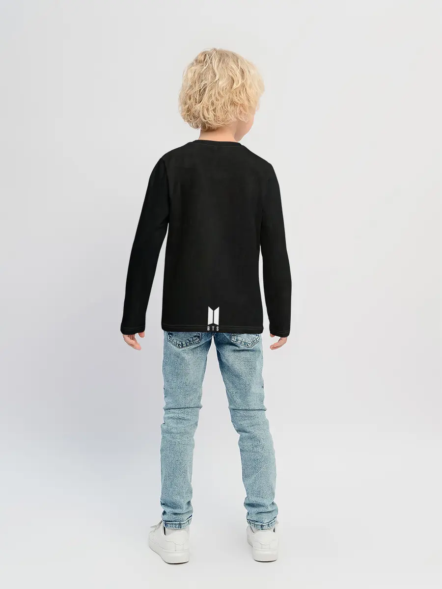 Детский лонгслив / Namjoon black