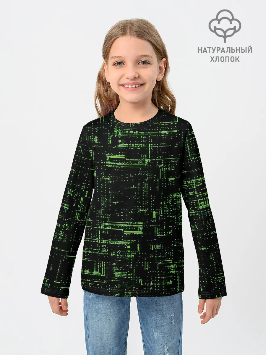 Детский лонгслив / Схема