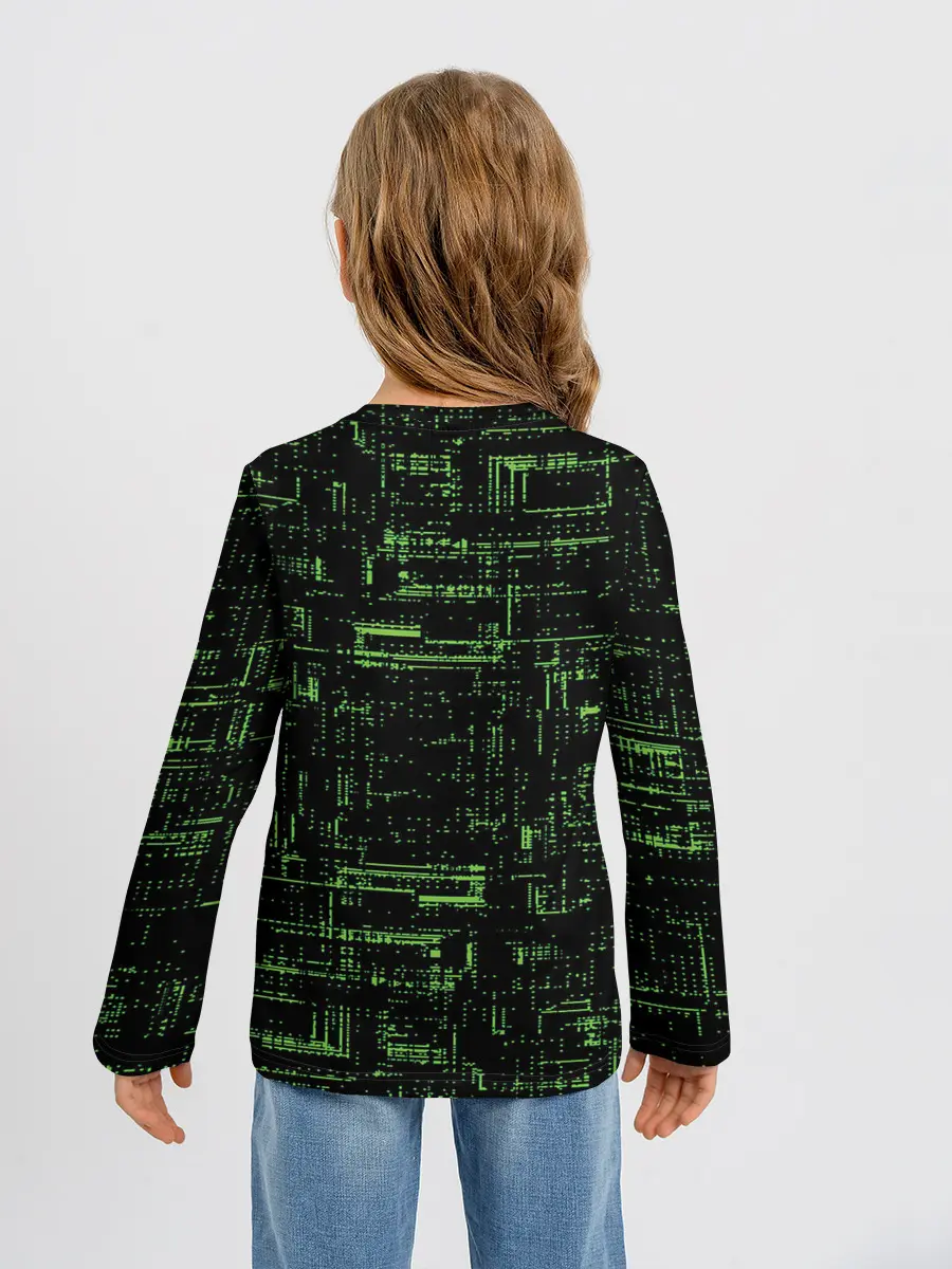 Детский лонгслив / Схема