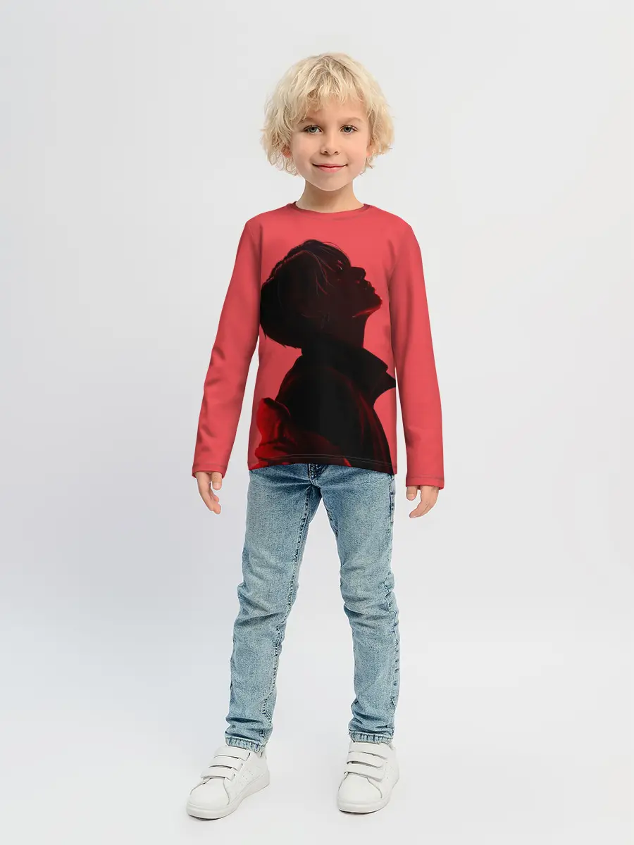 Детский лонгслив / Pink Jungkook