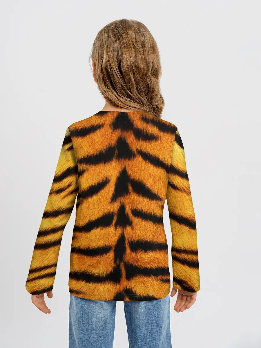 Детский лонгслив / Шкура Тигра
