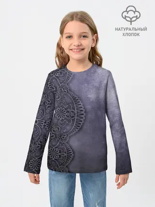Детский лонгслив / Кружевной Узор