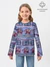 Детский лонгслив / Индийский Орнамент