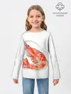 Детский лонгслив / креветка