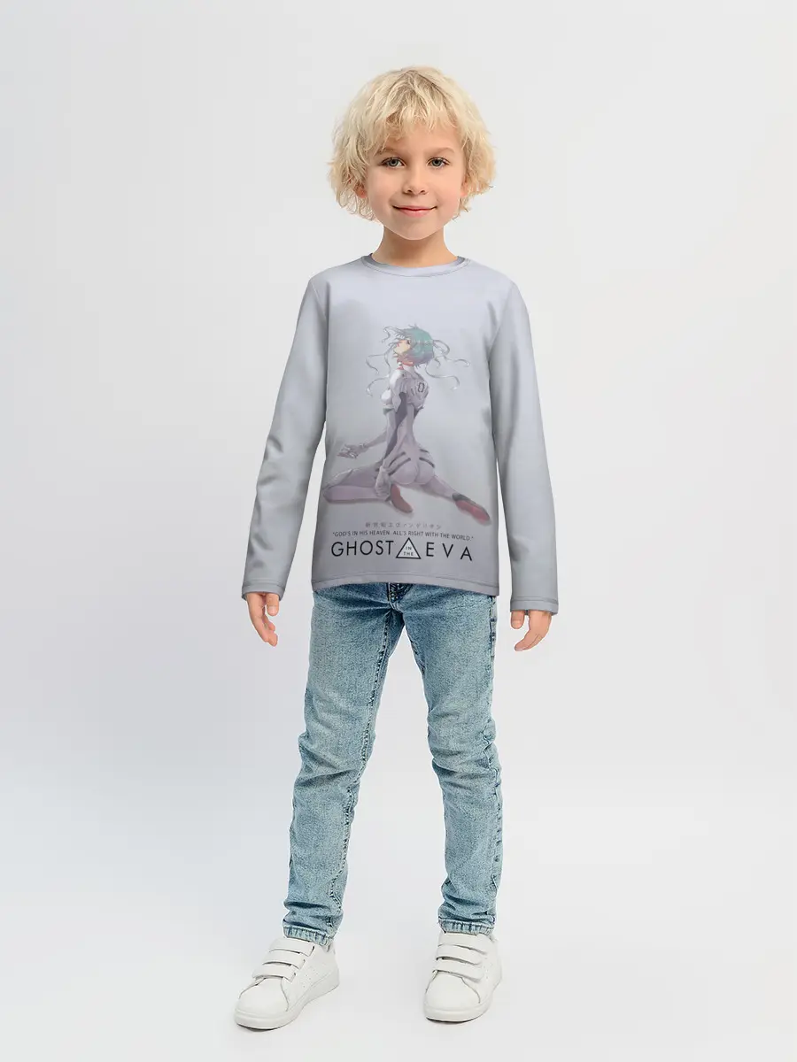 Детский лонгслив / Ghost in the Eva