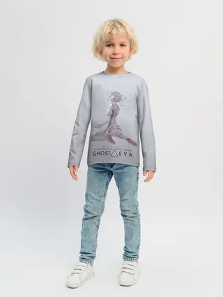 Детский лонгслив / Ghost in the Eva