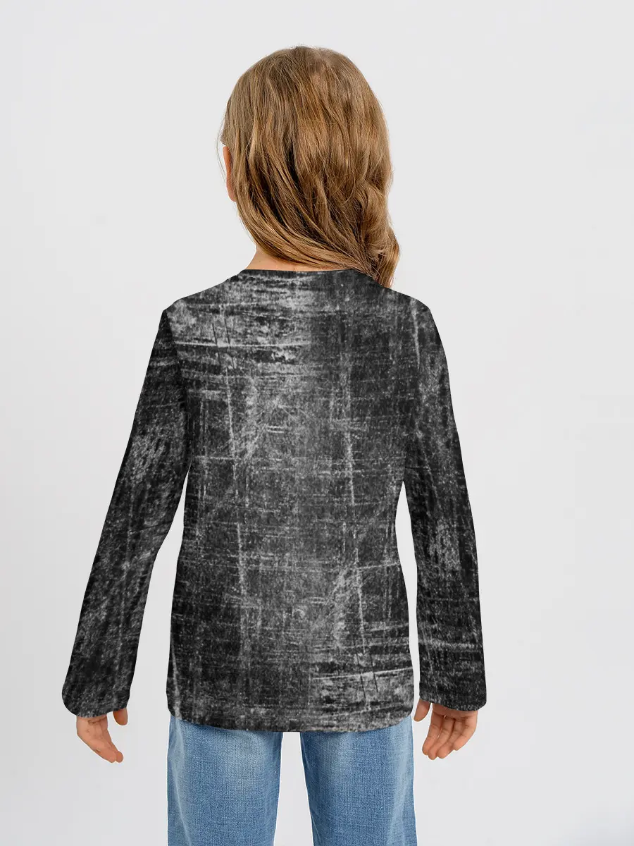 Детский лонгслив / Потертости