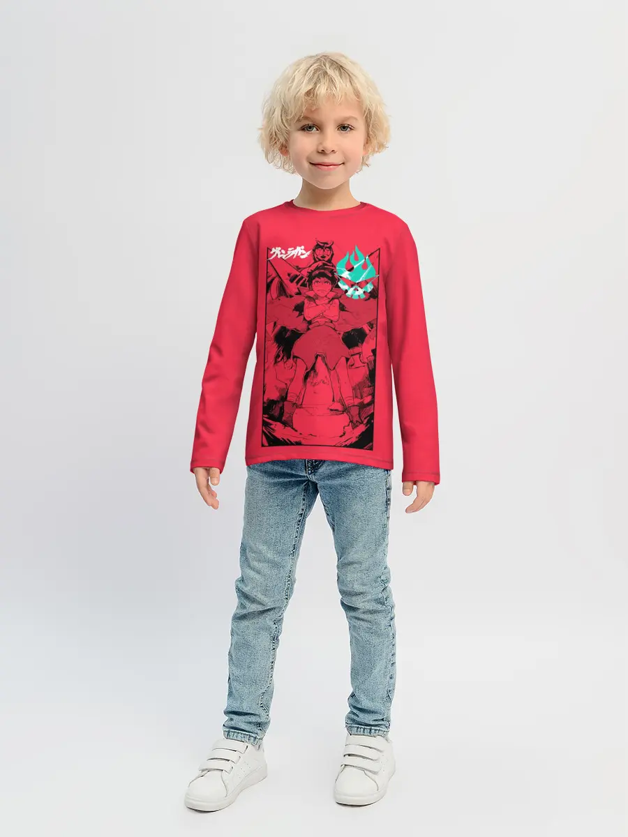 Детский лонгслив / Гуррен Лаганн Симон