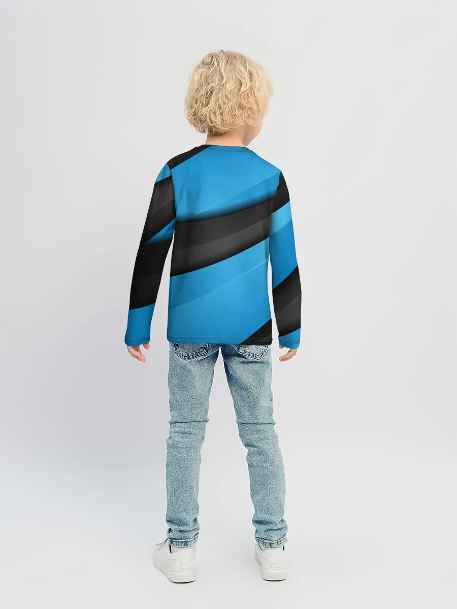 Детский лонгслив / Blue Sport Style