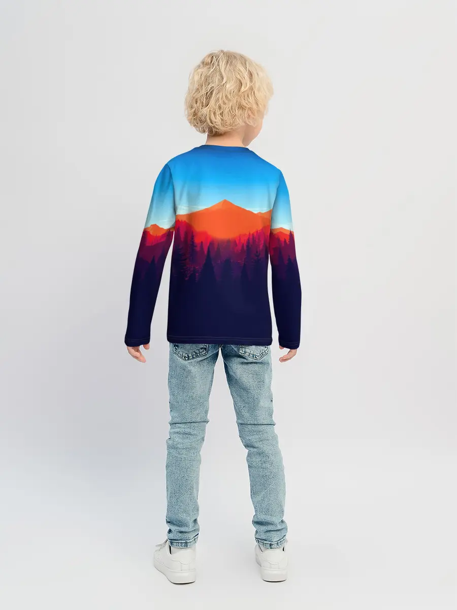 Детский лонгслив / Одинокая вышка