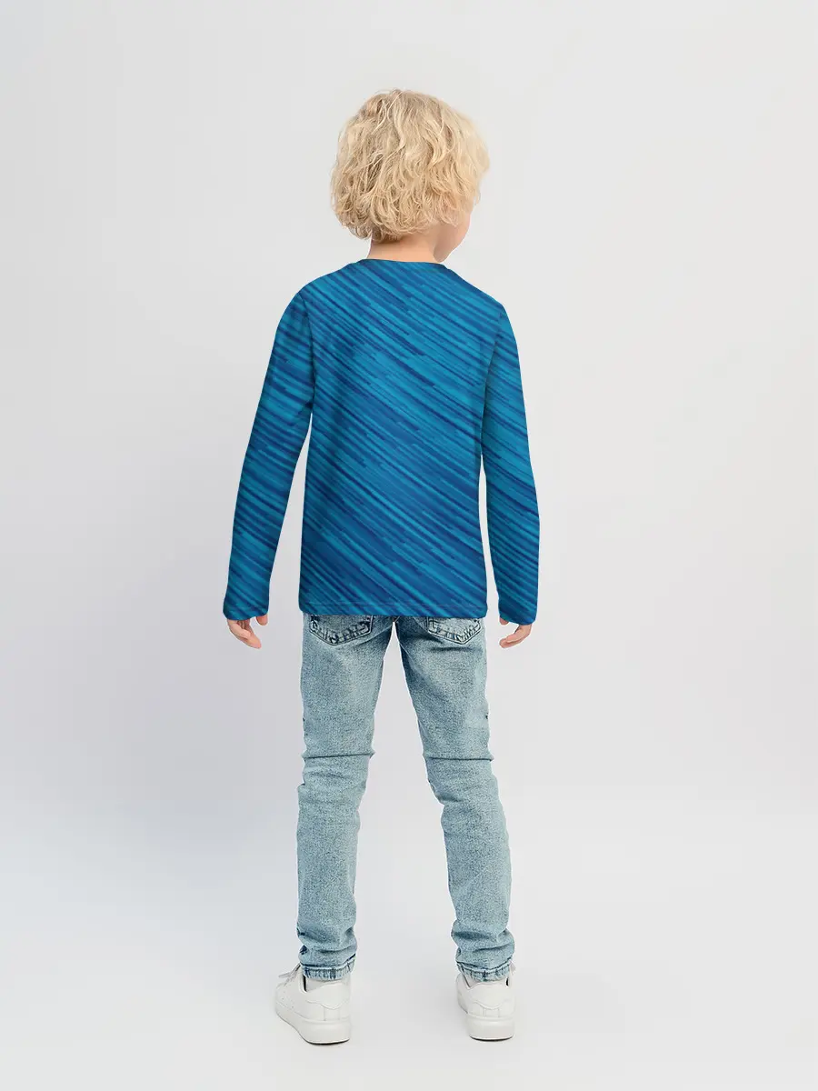 Детский лонгслив / Две косатки