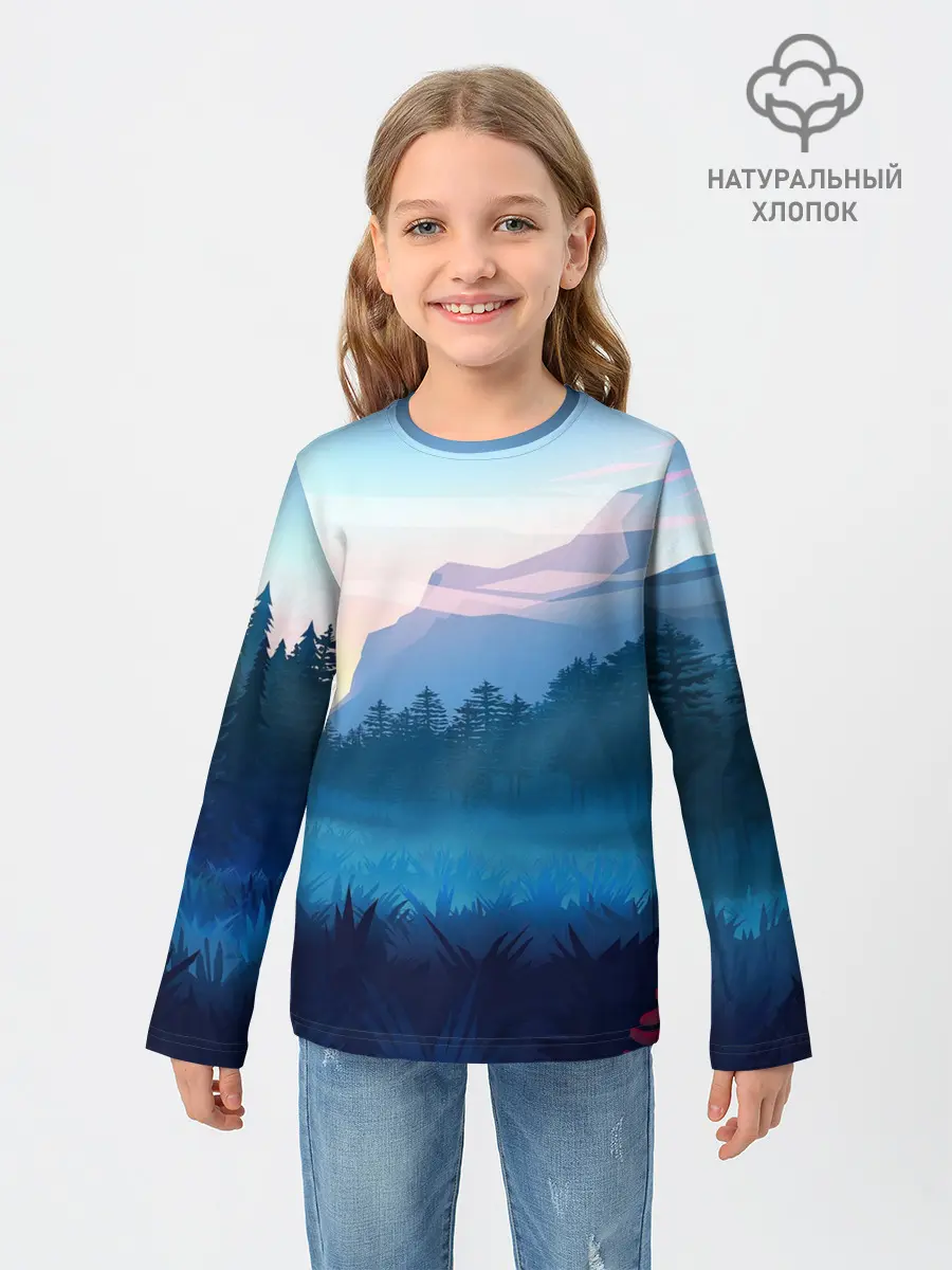 Детский лонгслив / Рассвет