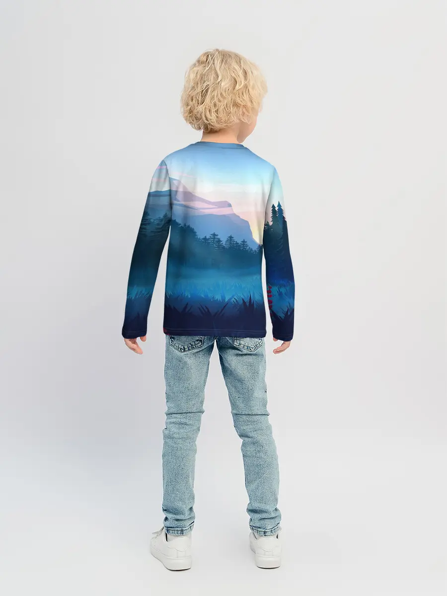 Детский лонгслив / Рассвет