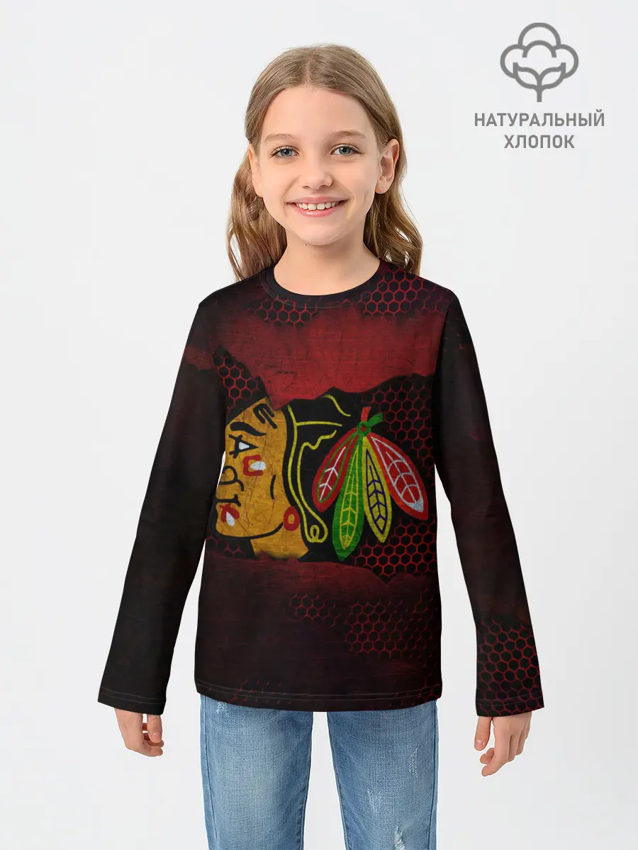 Детский лонгслив / CHICAGO NHL