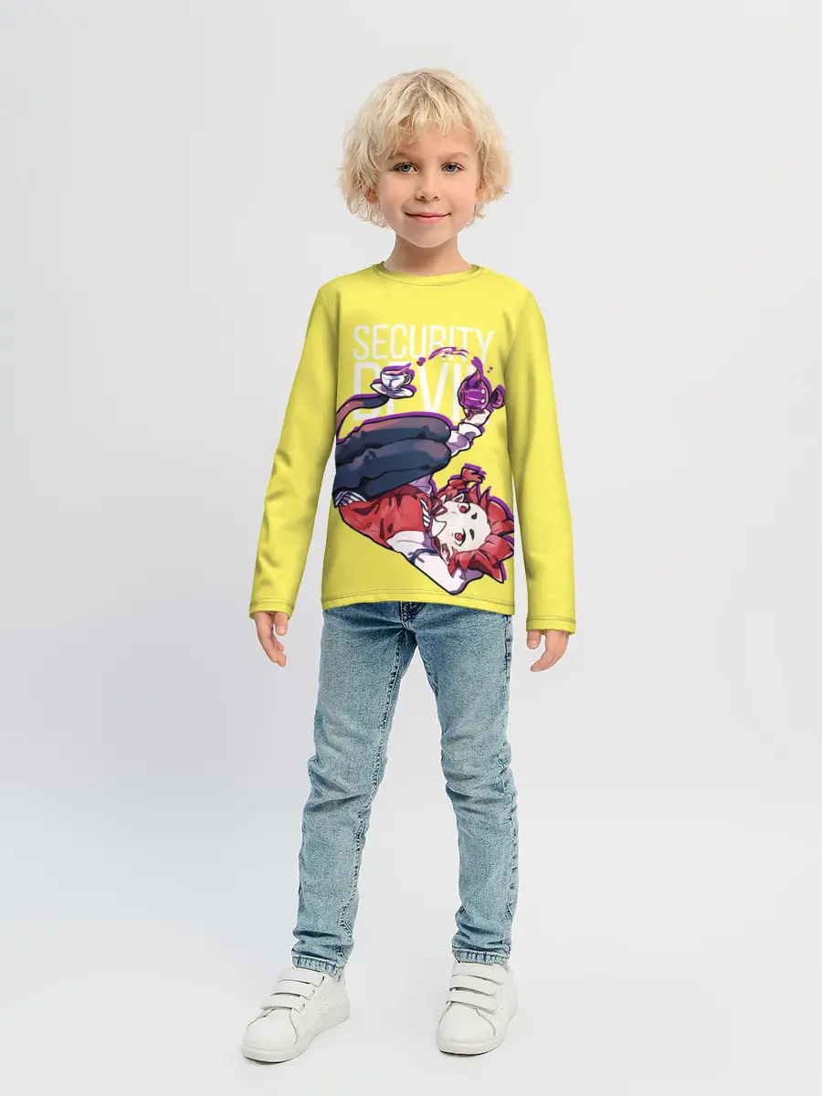 Детский лонгслив / Security Devil