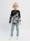 Детский лонгслив / JUVENTUS / ЮВЕНТУС / БРЫЗГИ