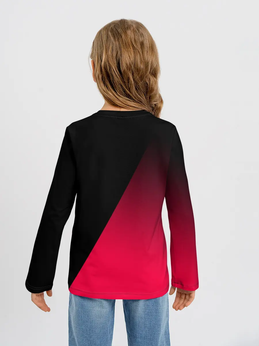 Детский лонгслив / JUVENTUS / ЮВЕНТУС / НЕОН