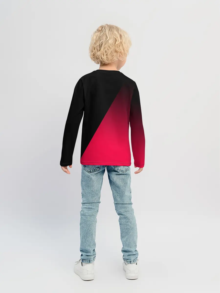 Детский лонгслив / JUVENTUS / ЮВЕНТУС / НЕОН