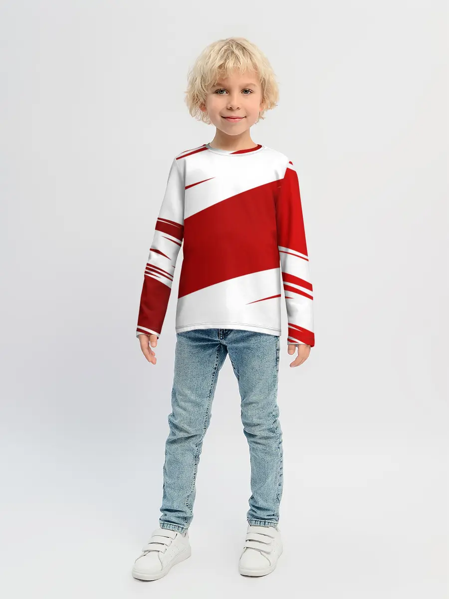 Детский лонгслив / Ломкие линии