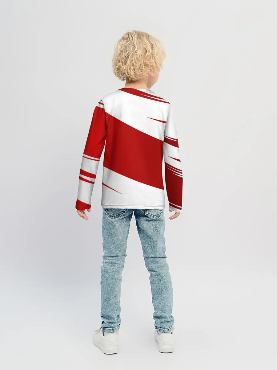 Детский лонгслив / Ломкие линии